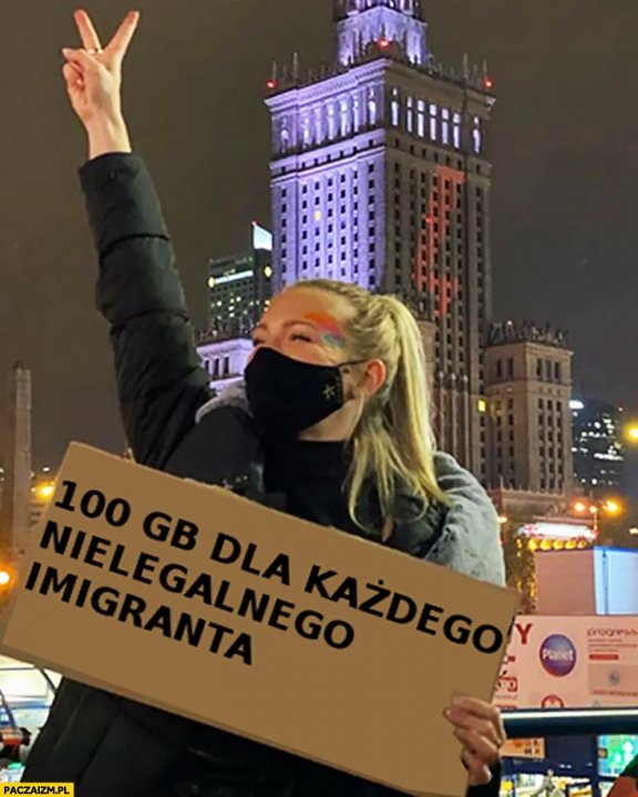 barbara-kurdej-szatan-100-gb-dla-kazdego-nielegalnego-imigranta-transparent-napis.jpg