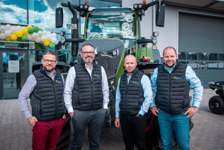 Od lewej Michał Głąb, Jörg Denekas, Bartłomiej Smoliński, Łukasz Jankowski.JPG